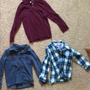 H & M boys Long sleeve shirts size 5/6